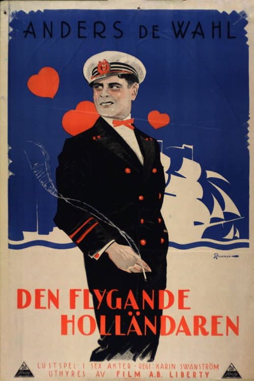 Flygande holländaren (1925) poster