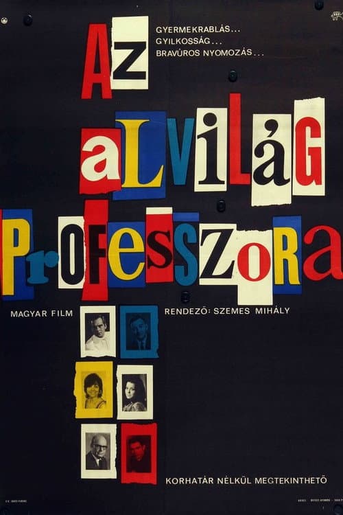Az alvilág professzora (1969) poster