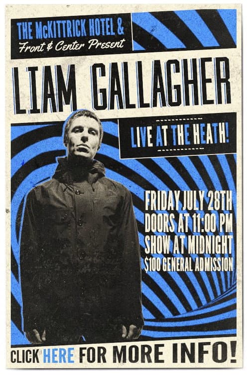 Liam Gallagher - McKittrick Hotel (2017) poster
