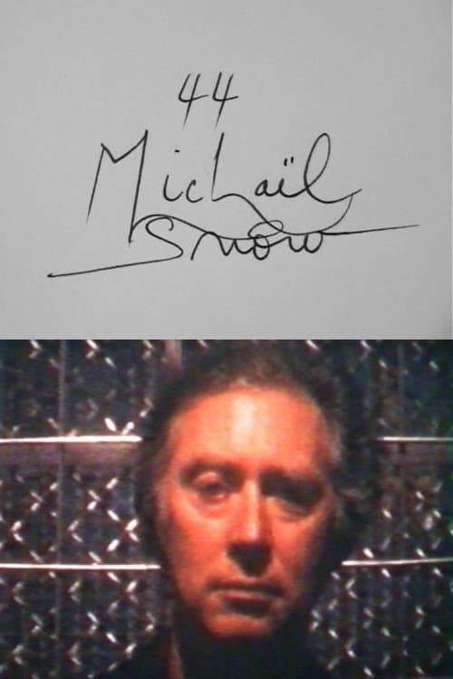 Cinématon n°44 : Michael Snow (1979) poster