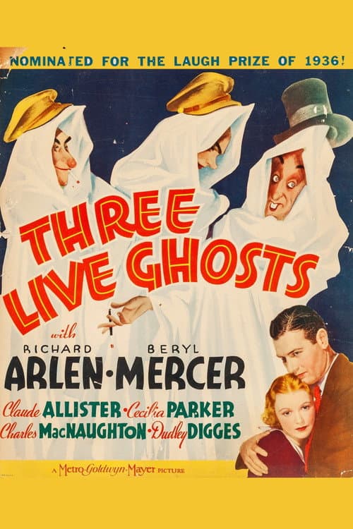 Three Live Ghosts (1936) poster