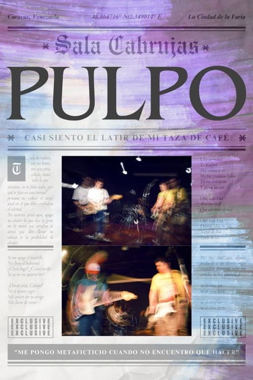 Pulpo - Live @ Sala Cabrujas (2026) poster