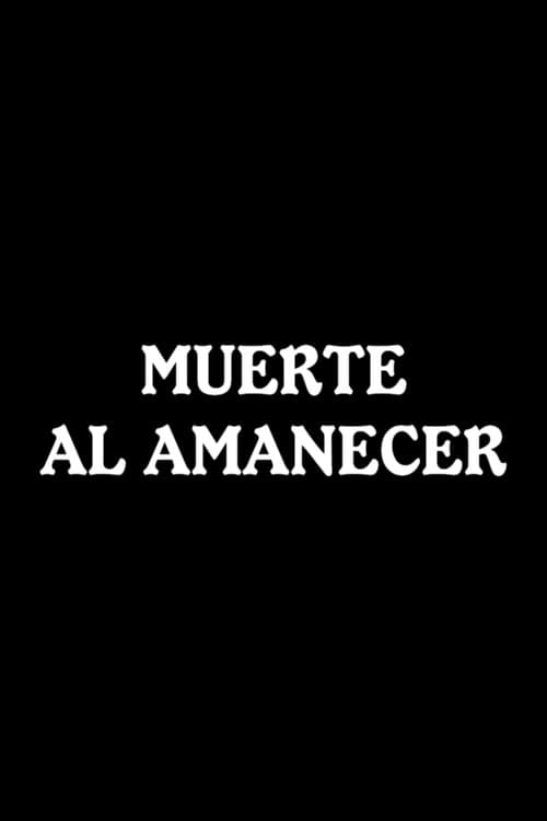 Muerte al amanecer (1962) poster