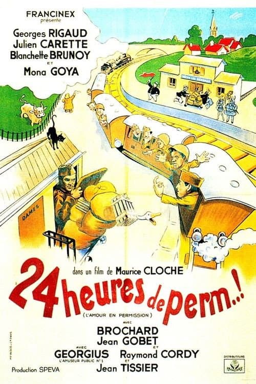Vingt-quatre heures de perm' (1945) poster