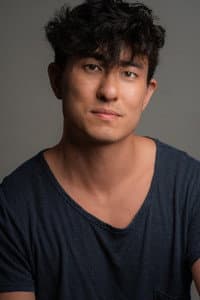 Andrew Ge in Blue Suit