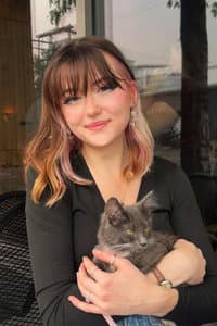 Katie Slade in Tacky Cat Cafe
