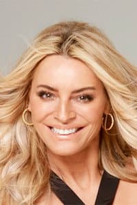 Tess Daly in Strictly Len Goodman