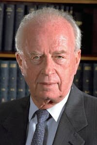 Yizhak Rabin in Yitzhak Rabin: Warrior-Peacemaker
