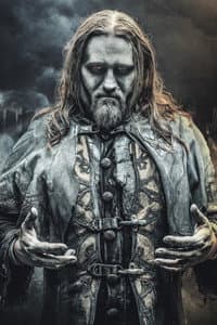 Karsten Brill in Powerwolf - Hellfest 2023