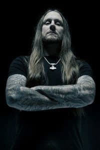 Ted Lundström in Amon Amarth - Hellfest 2023