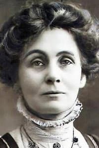 Emmeline Pankhurst in A Night at the Cinema in 1914
