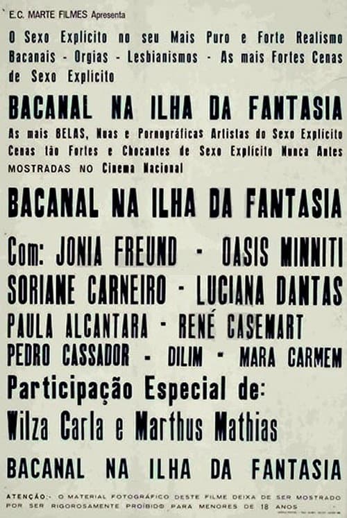 Bacanal na Ilha da Fantasia (1984) poster