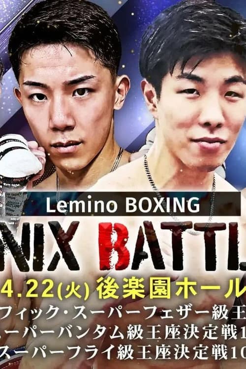 Lemino BOXING PHOENIX BATTLE 133 (2025) poster