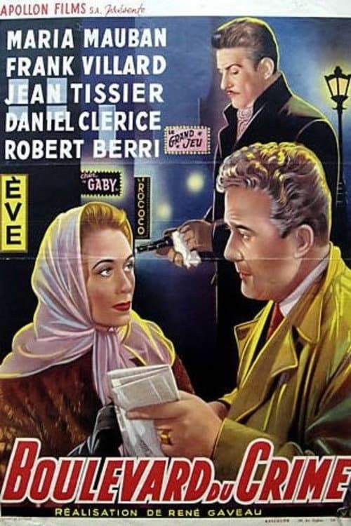 Boulevard du crime (1955) poster