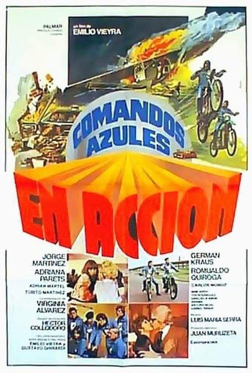 Comandos azules en acción (1980) poster