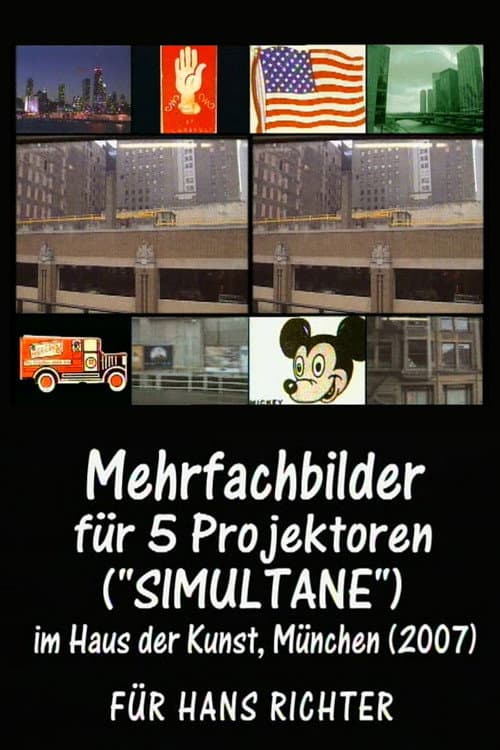 Mehrfachbilder für 5 Projektoren (2007) poster