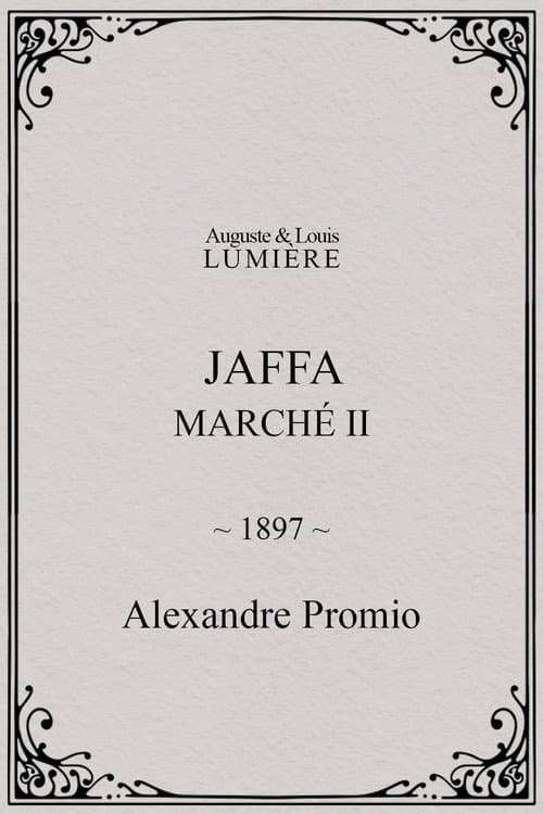 Jaffa : Marché, II (1897) poster