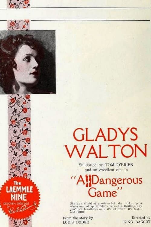 A Dangerous Game (1922) poster