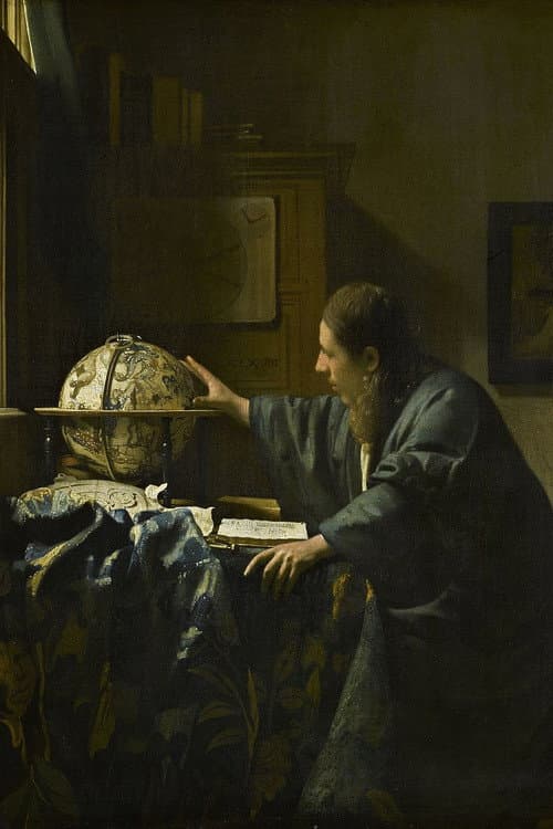 Johannes Vermeer« Le grain de la lumière » (1989) poster