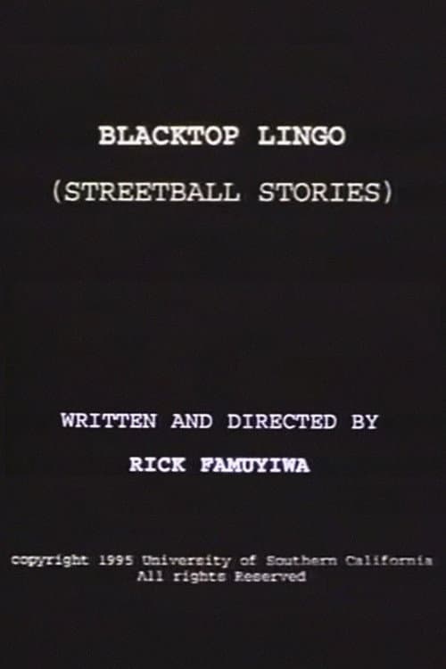 Blacktop Lingo (1996) poster