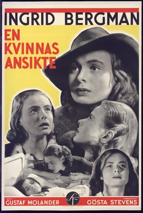 En kvinnas ansikte (1938) poster