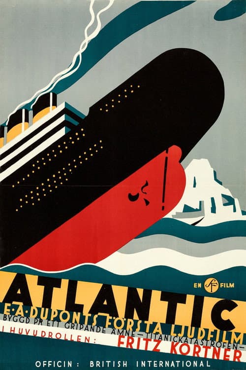 Atlantik (1929) poster