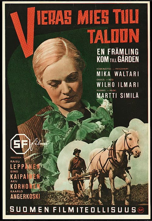 Vieras mies tuli taloon (1938) poster