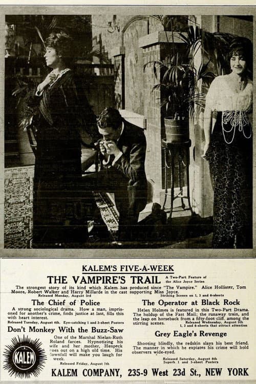 The Vampire's Trail (1914) poster