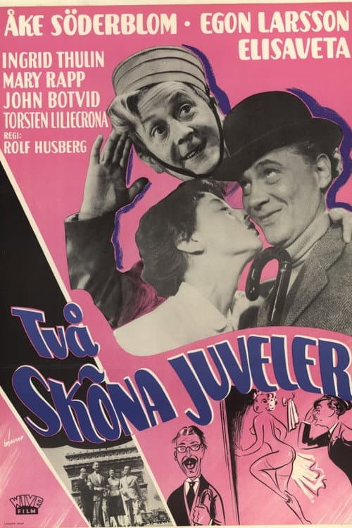 Två sköna juveler (1954) poster