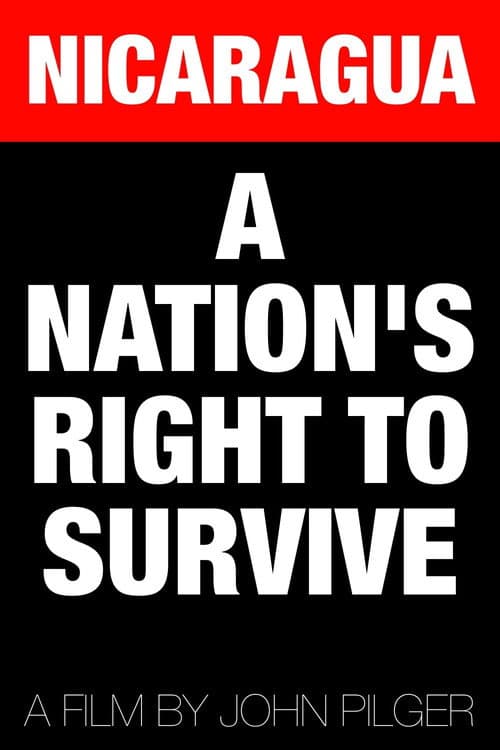 Nicaragua: A Nation's Right to Survive (1983) poster