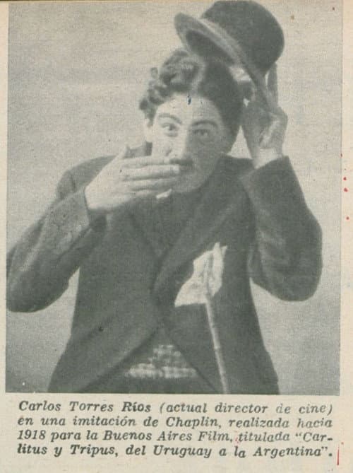 Carlitos en buenos aires (1917) poster