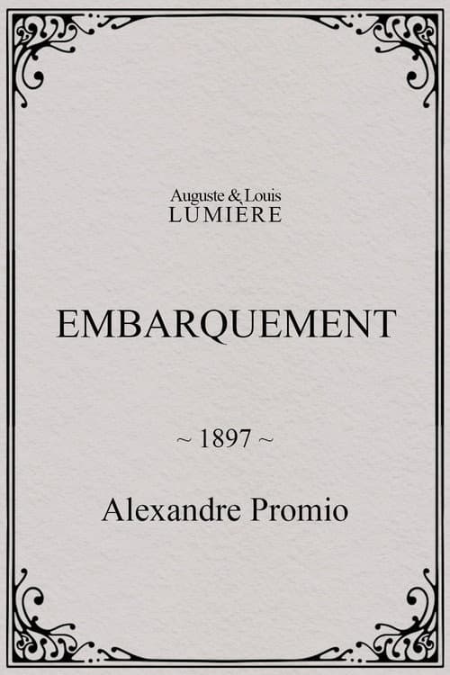 Embarquement (1897) poster