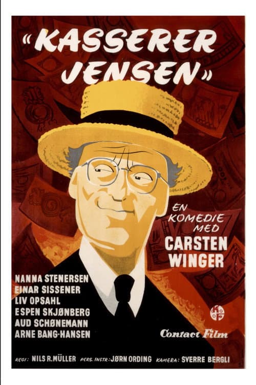 Kasserer Jensen (1954) poster