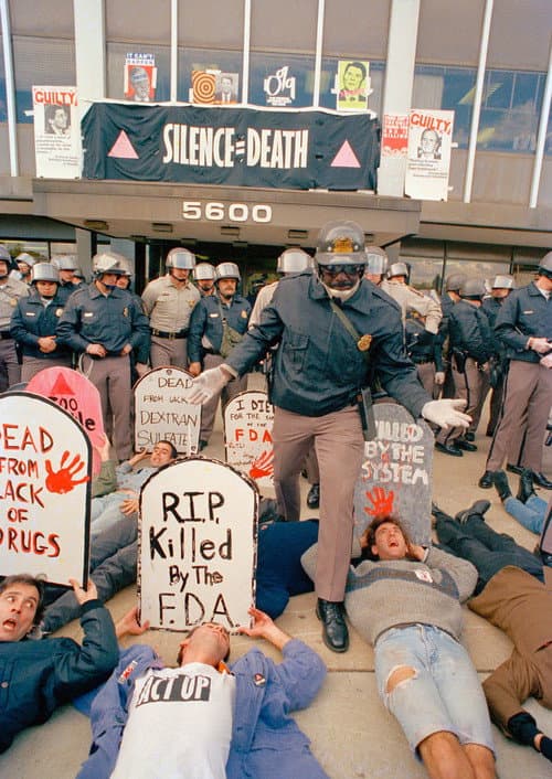 ACT UP at the FDA (1988) poster