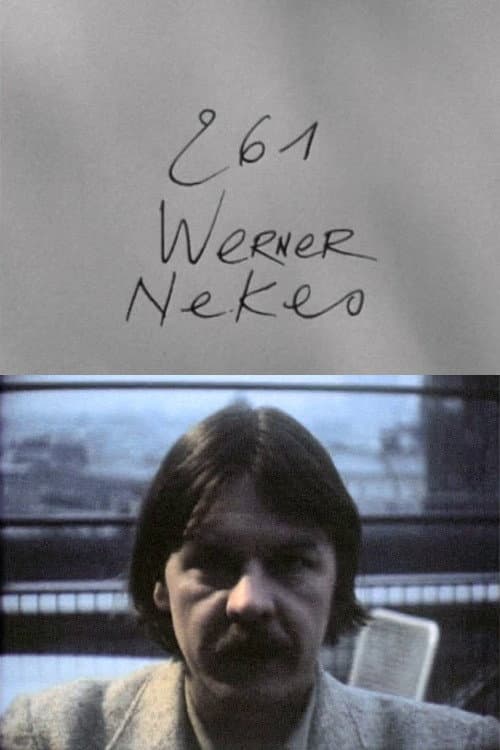 Cinématon n°261 : Werner Nekes (1982) poster