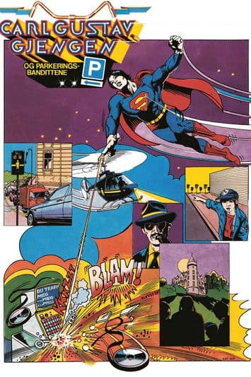 Carl Gustav, gjengen og parkeringsbandittene (1982) poster