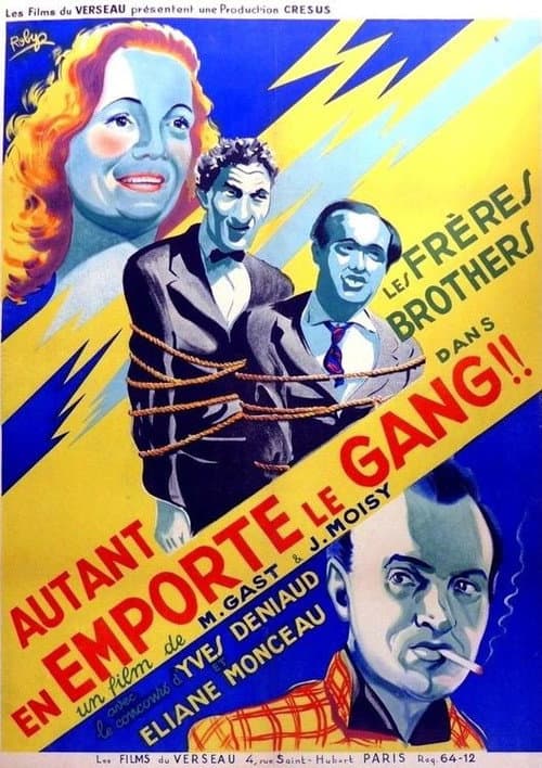 Autant en emporte le gang (1953) poster