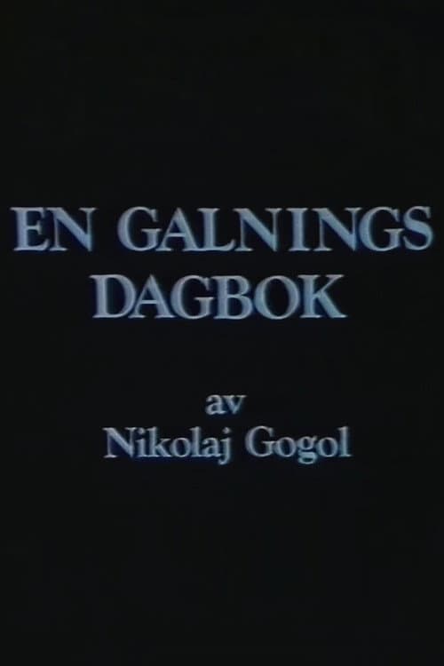 En Galnings Dagbok (1983) poster