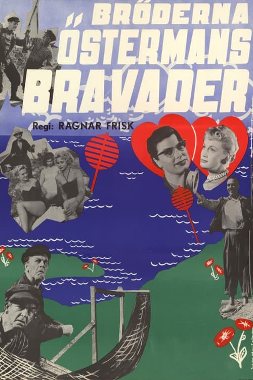 Bröderna Östermans bravader (1955) poster
