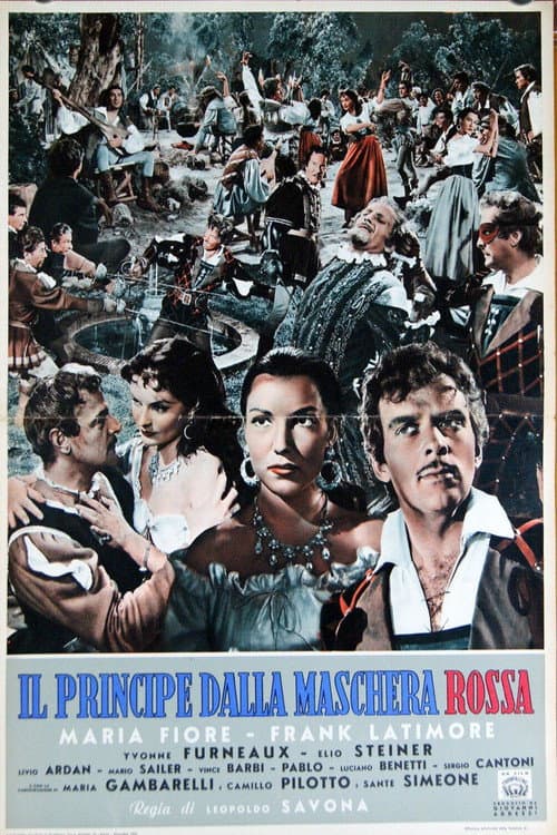 Il principe dalla maschera rossa (1955) poster