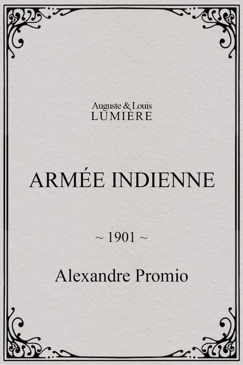 Armée indienne (1901) poster