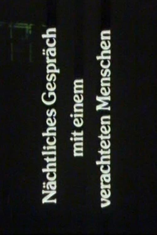 Nächtliches Gespräch mit einem verachteten Menschen (1981) poster
