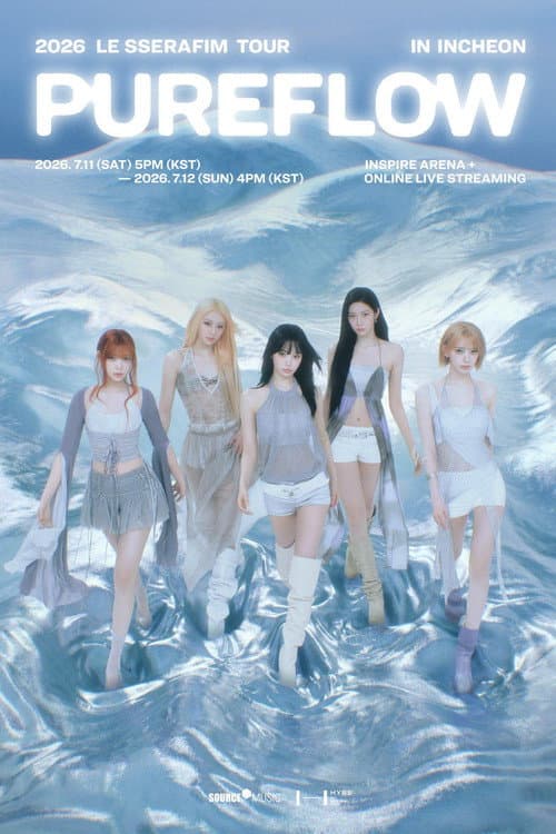 2026 LE SSERAFIM TOUR ‘PUREFLOW’ IN INCHEON (2026) poster