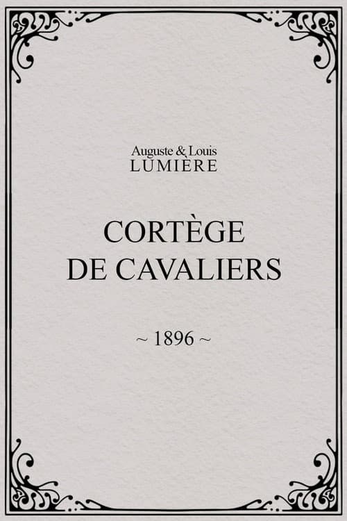 Cortège de cavaliers (1896) poster
