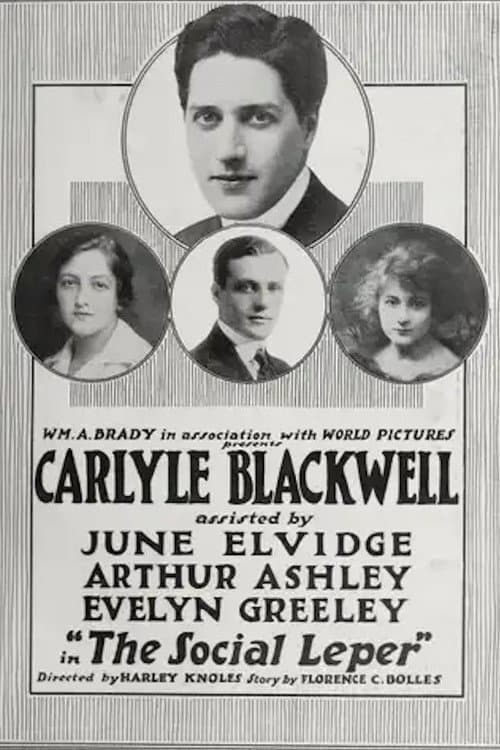 The Social Leper (1917) poster