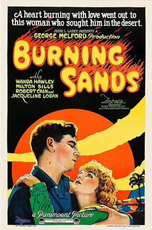 Burning Sands (1922) poster