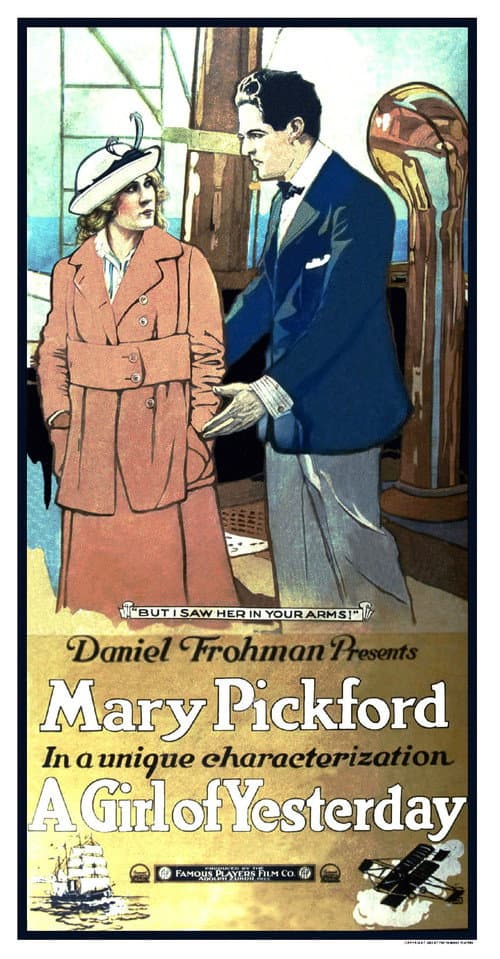 A Girl of Yesterday (1915) poster