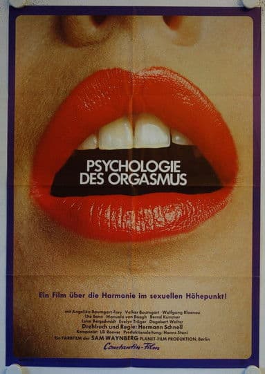 Psychologie des Orgasmus (1970) poster