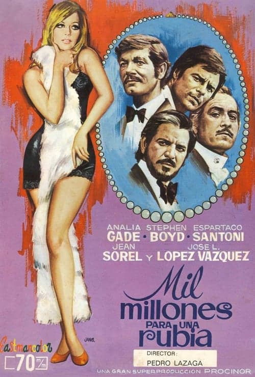 Mil millones para una rubia (1972) poster