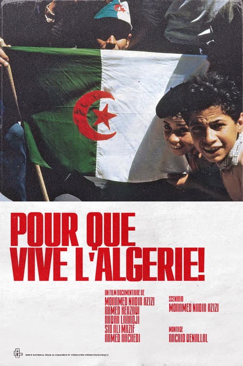 Pour que vive l'Algerie ! (1972) poster
